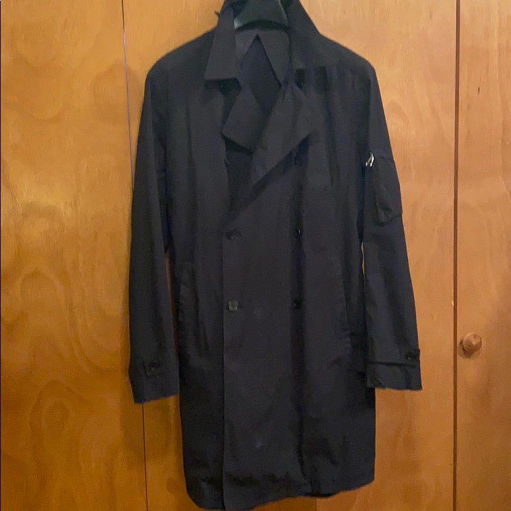 Helmut Lang black belted trench — women’s/unisex